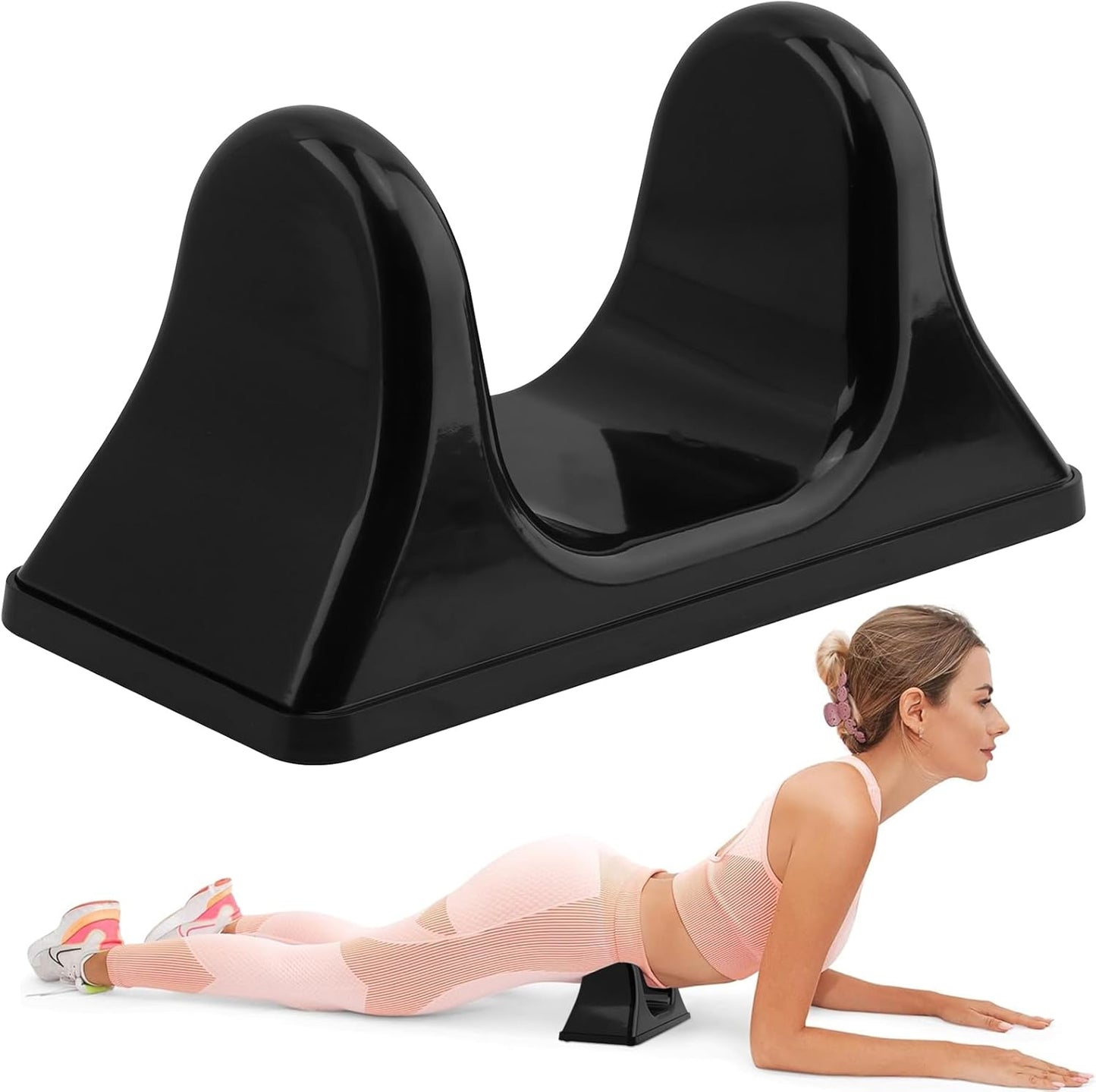 Psoas Release Tool & Hip Flexor Stretching Device, Deep Tissue Muscle Relief for HIPS, Lower Back & Psoas, Alleviate Tension, Soreness(Black,Size:11Inch)