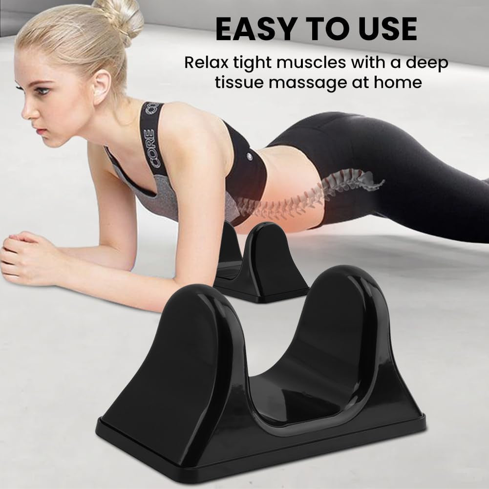 Psoas Release Tool & Hip Flexor Stretching Device, Deep Tissue Muscle Relief for HIPS, Lower Back & Psoas, Alleviate Tension, Soreness(Black,Size:11Inch)